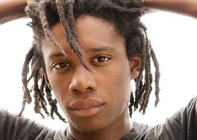 young male with dreadlocks